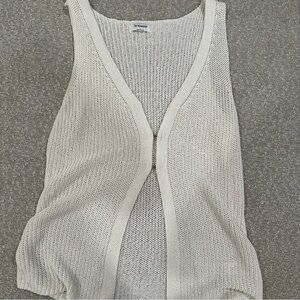 White Open Knit Cardigan / Cover-Up – Never Worn
